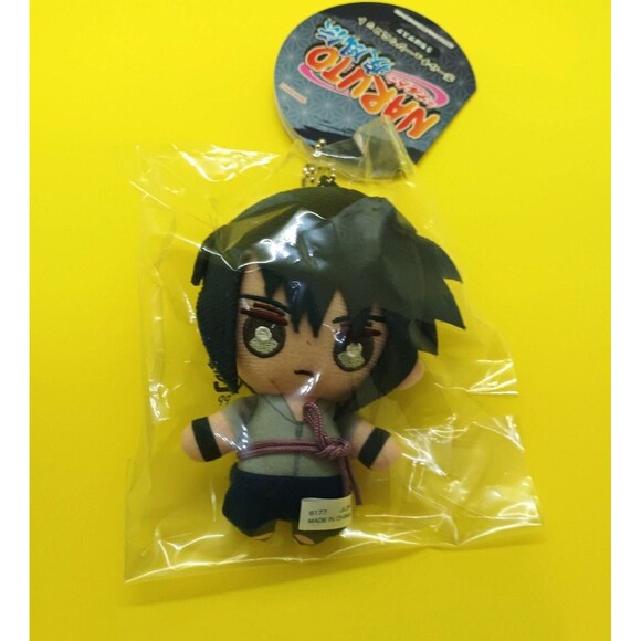 Sasuke Uchiha (Naruto manga characters)mini plush keychain - Picture 2 of 7
